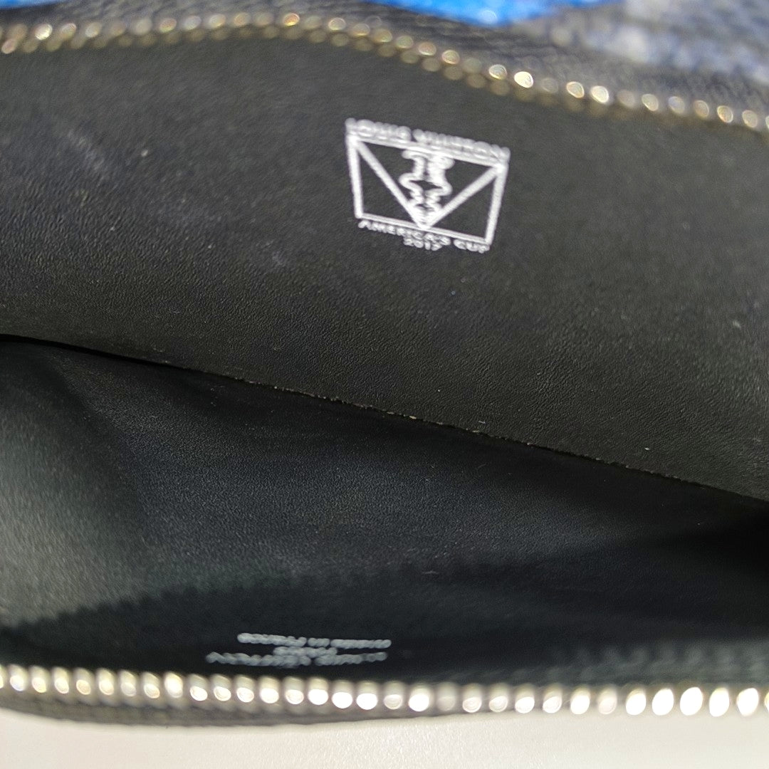 Damier Graphite Coated Canvas Shoulder Bag Gray