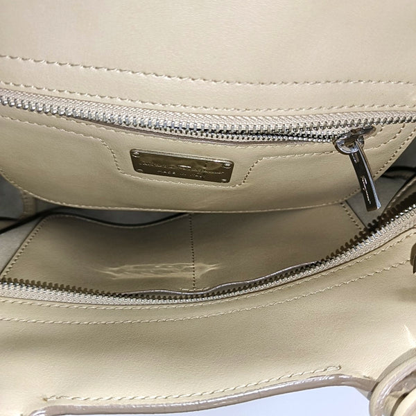 Gancini Calfskin Beige