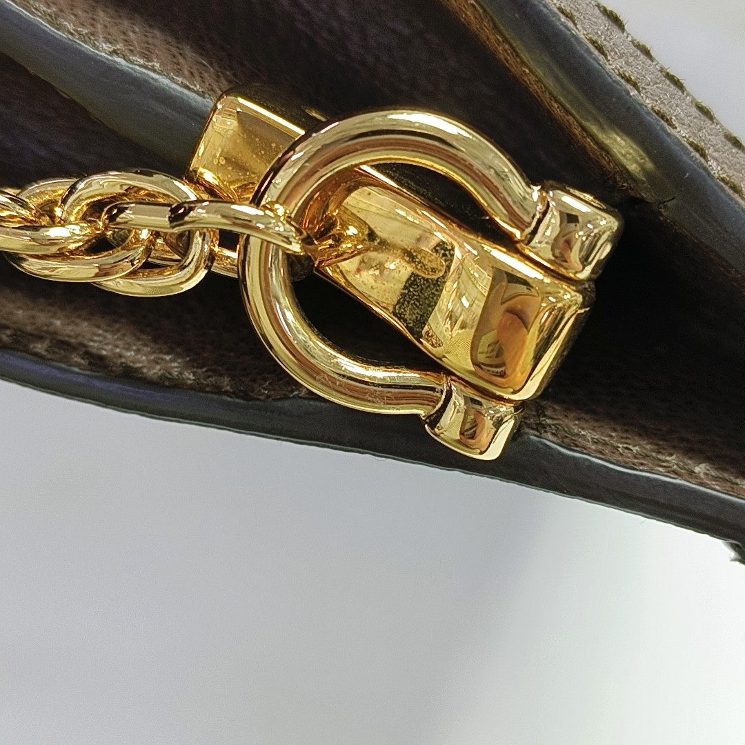 Authenticated pre-owned  Ophidia Small Monogram Coated Canvas Beige - Shoulder Bag at Looply