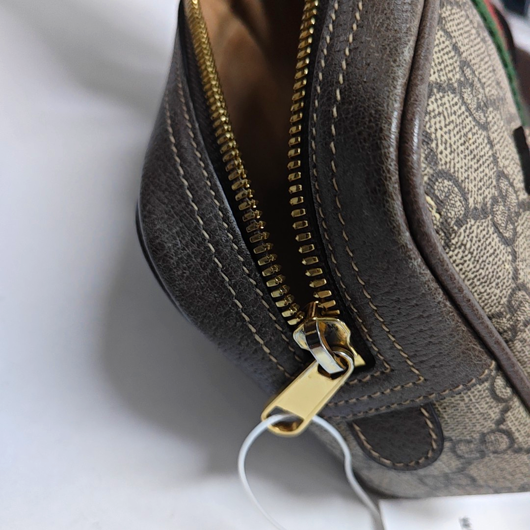 Authenticated pre-owned  Ophidia Small Monogram Coated Canvas Beige - Belt Bag at Looply