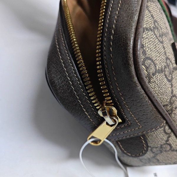 Authenticated pre-owned  Ophidia Small Monogram Coated Canvas Beige - Belt Bag at Looply
