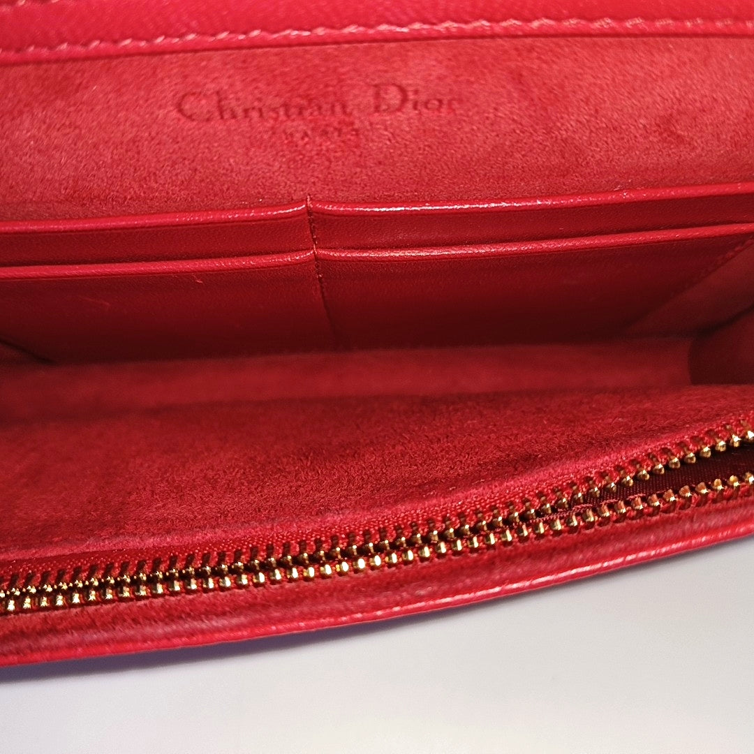 Diorama Calfskin Red