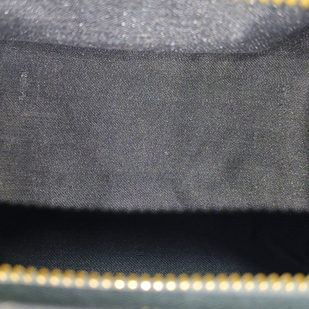Coated Canvas Shoulder Bag Brown