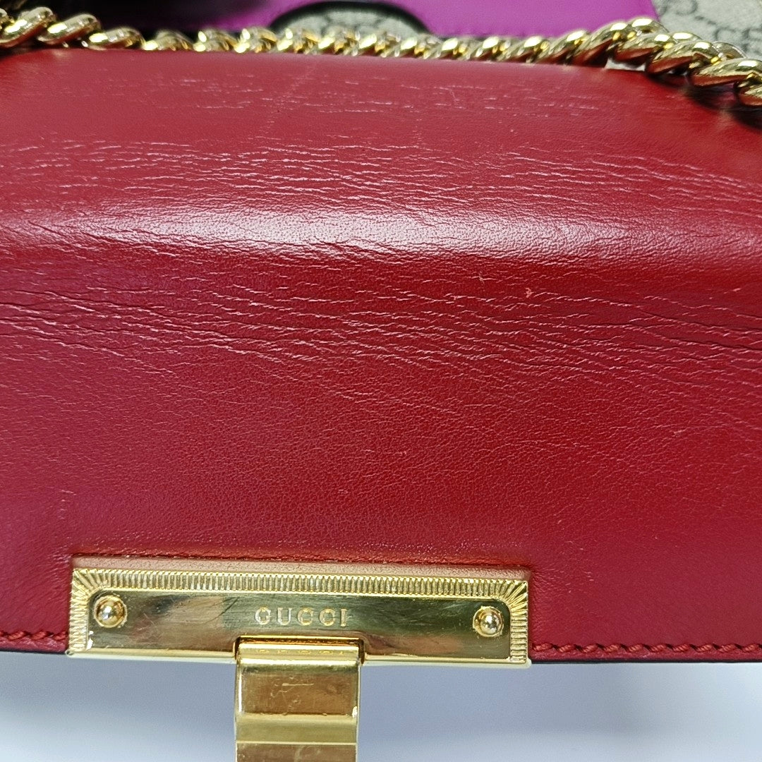 Authenticated pre-owned  Padlock Small Monogram Coated Canvas Multicolor - Shoulder Bag at Looply