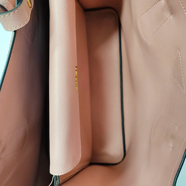 Double Large Saffiano Calfskin Pink