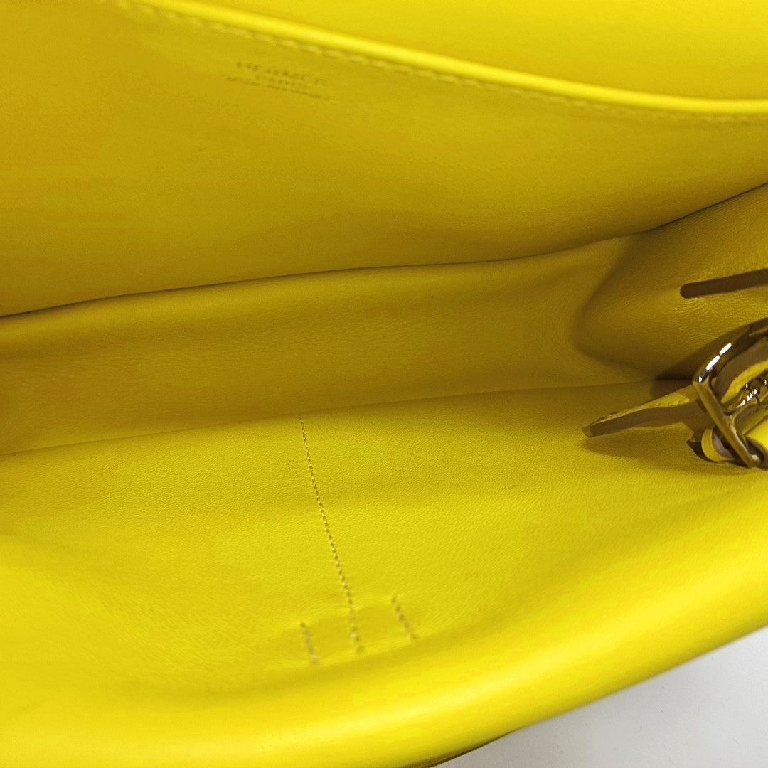 Authenticated pre-owned  Halzan Mini Swift Yellow - Shoulder Bag at Looply