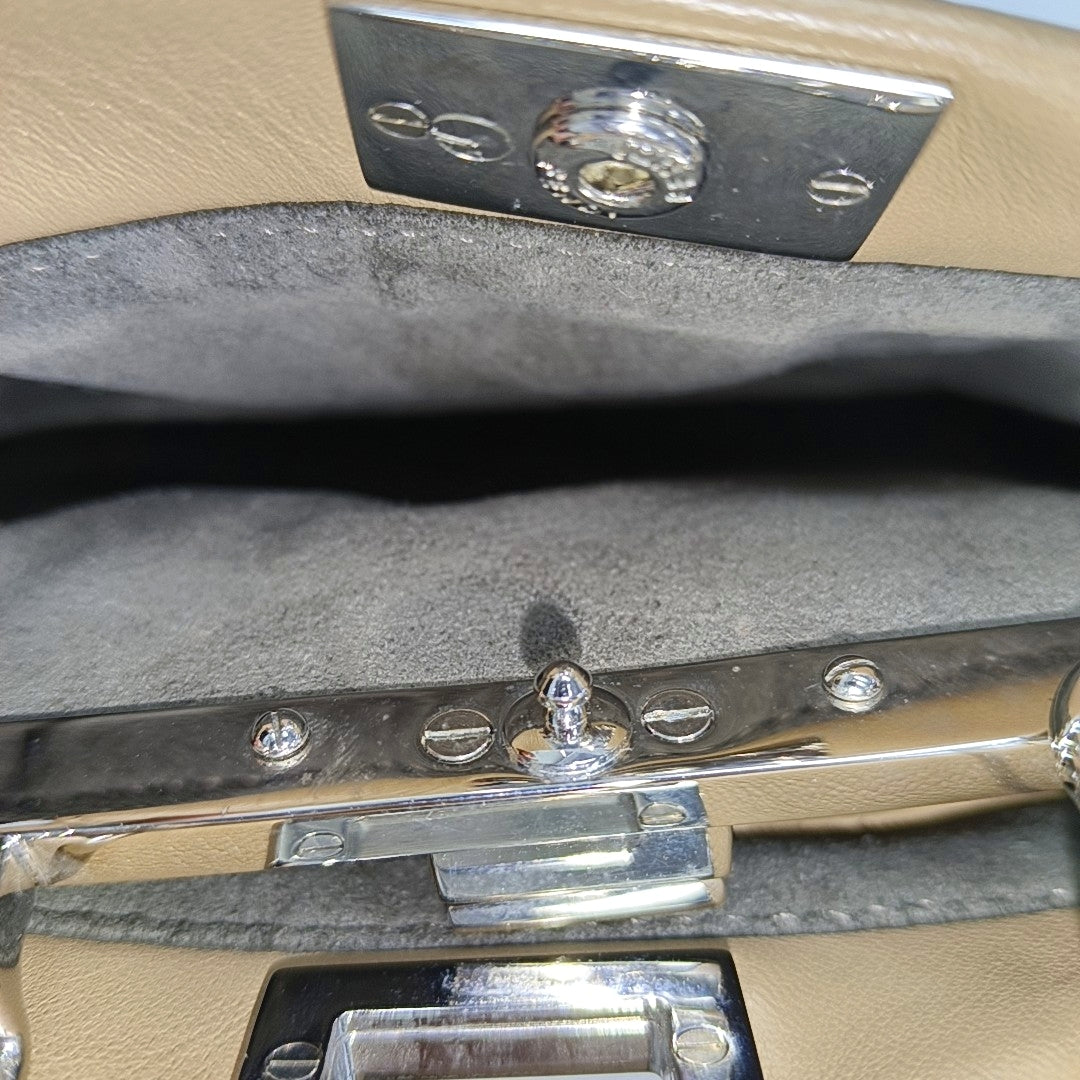 Authenticated pre-owned  Peekaboo Lambskin Beige - Shoulder Bag at Looply