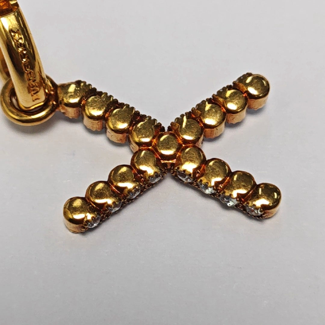 Authenticated pre-owned  Gold-tone Metal Bag Charm - Bag Charm at Looply