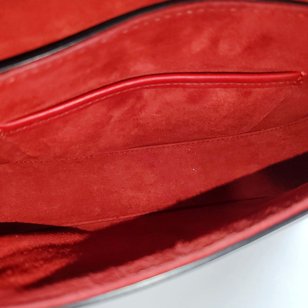 J'adior Small Calfskin Red
