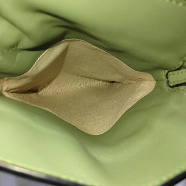 Authenticated pre-owned  Flamenco Calfskin Green - Crossbody Bag at Looply
