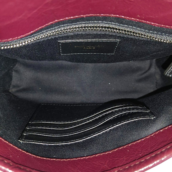 NIKI Mini Quilted Calfskin Red