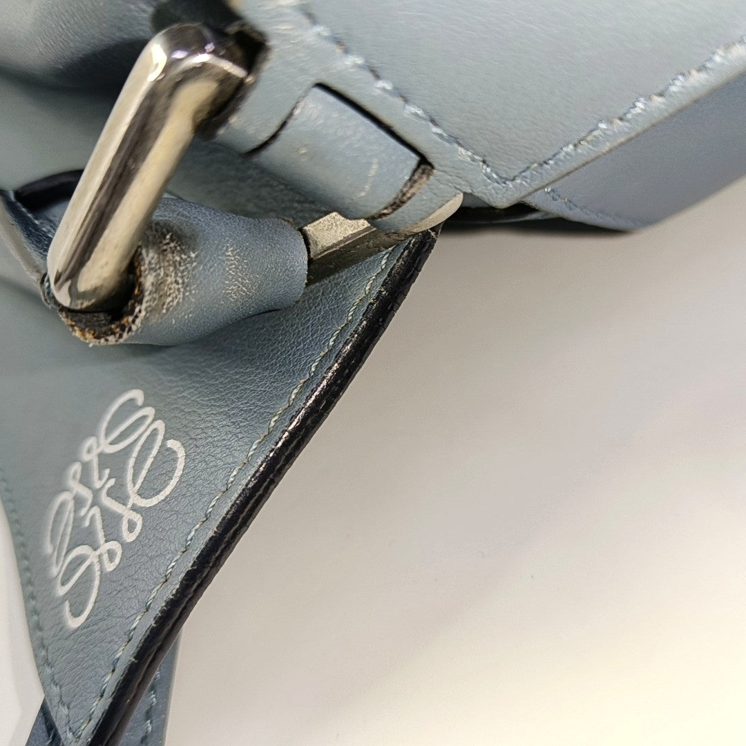 Authenticated pre-owned  Puzzle Small Calfskin Blue - Shoulder Bag at Looply