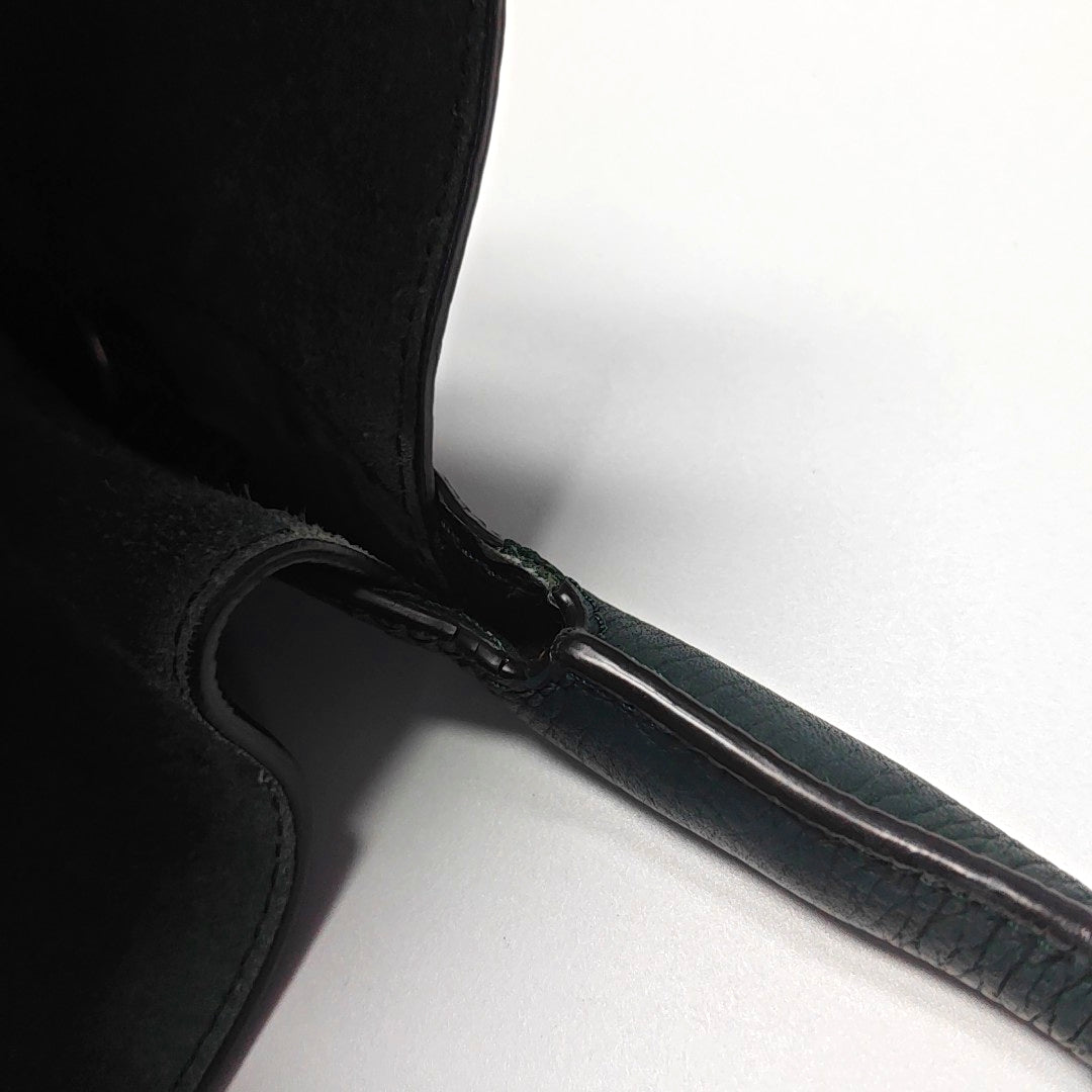 Authenticated pre-owned  Big Bag Nano Calfskin Green - Shoulder Bag at Looply
