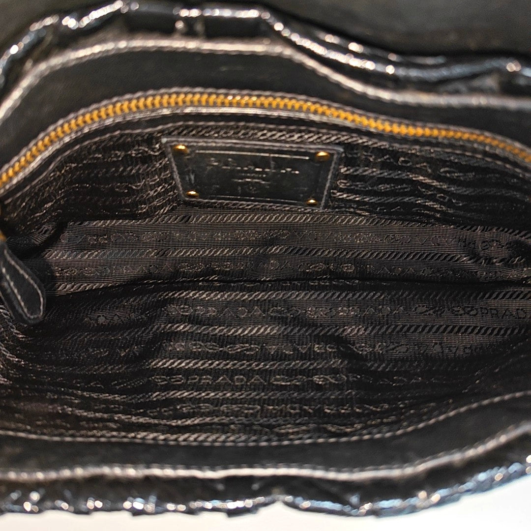 Gaufre Quilted Lambskin Black