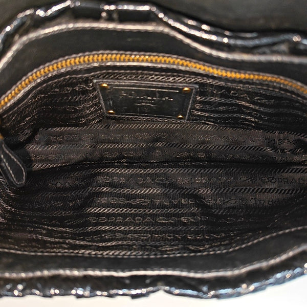 Gaufre Quilted Lambskin Black
