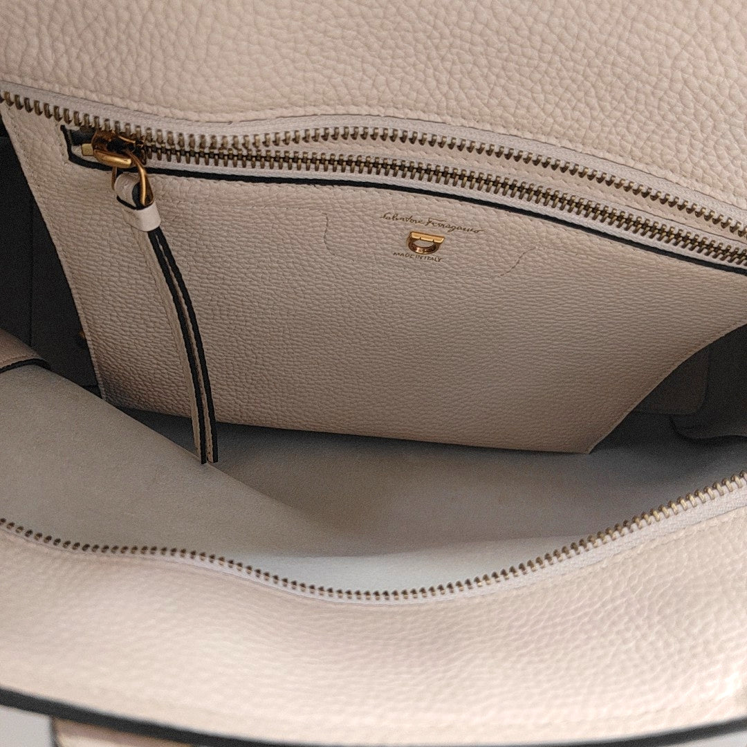 Gancio Calfskin White