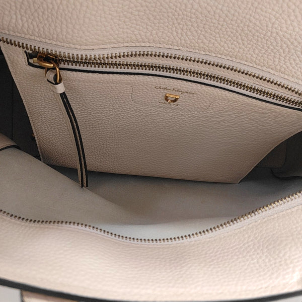 Gancio Calfskin White