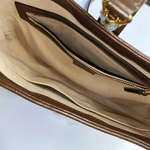Authenticated pre-owned  Jackie 1961 Small Monogram Coated Canvas Beige - Shoulder Bag at Looply