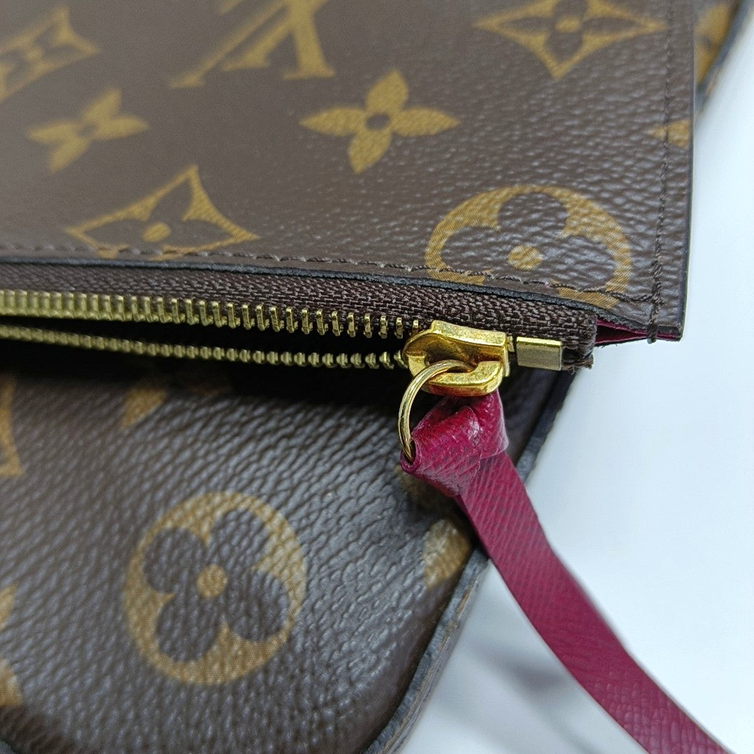 Authenticated pre-owned  Félicie Monogram Coated Canvas Brown - Crossbody Bag at Looply