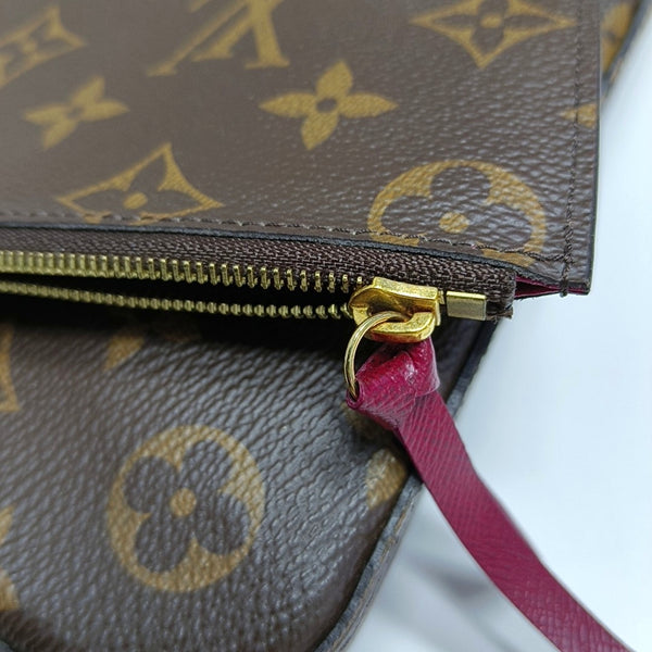 Authenticated pre-owned  Félicie Monogram Coated Canvas Brown - Crossbody Bag at Looply