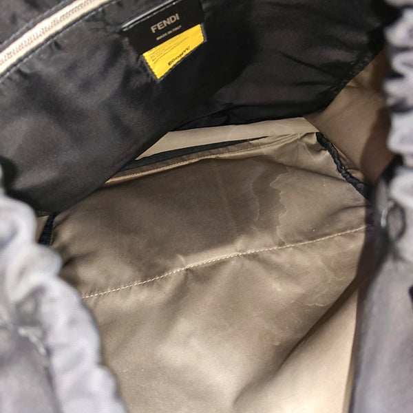 Nylon Backpack Brown