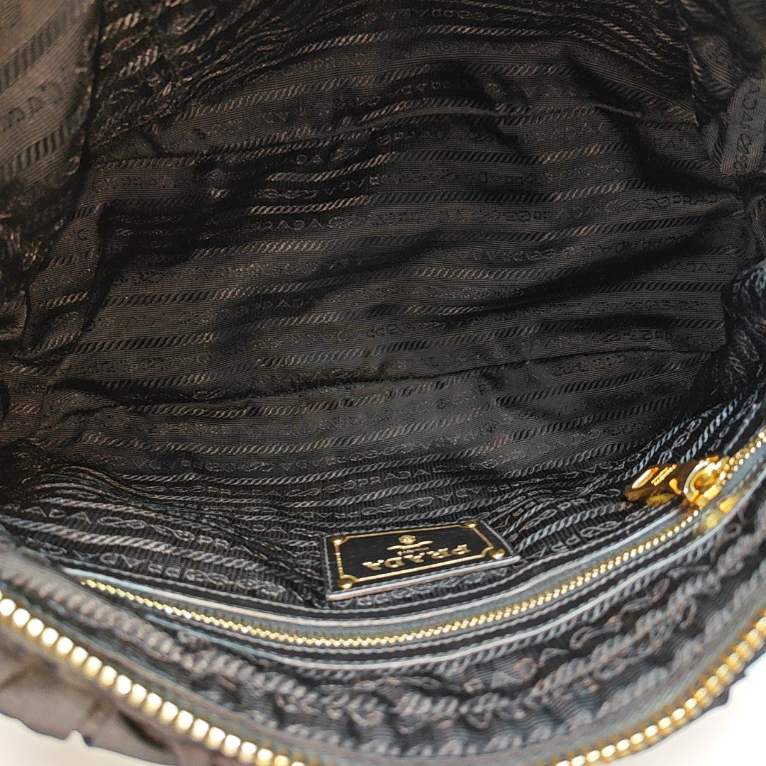 Gaufre Nylon Black