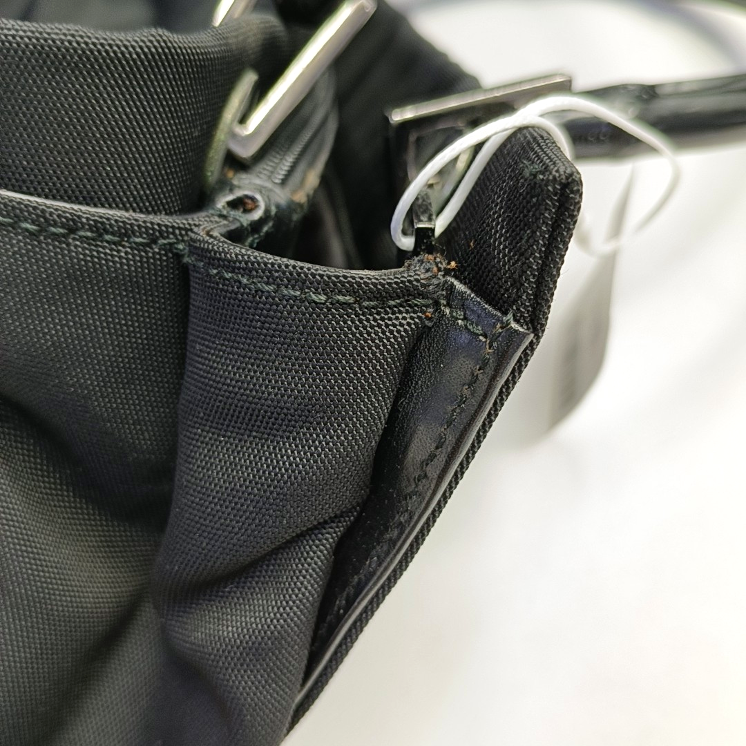 Authenticated pre-owned  Bamboo 1947 Fabric Black - Top Handle Bag at Looply