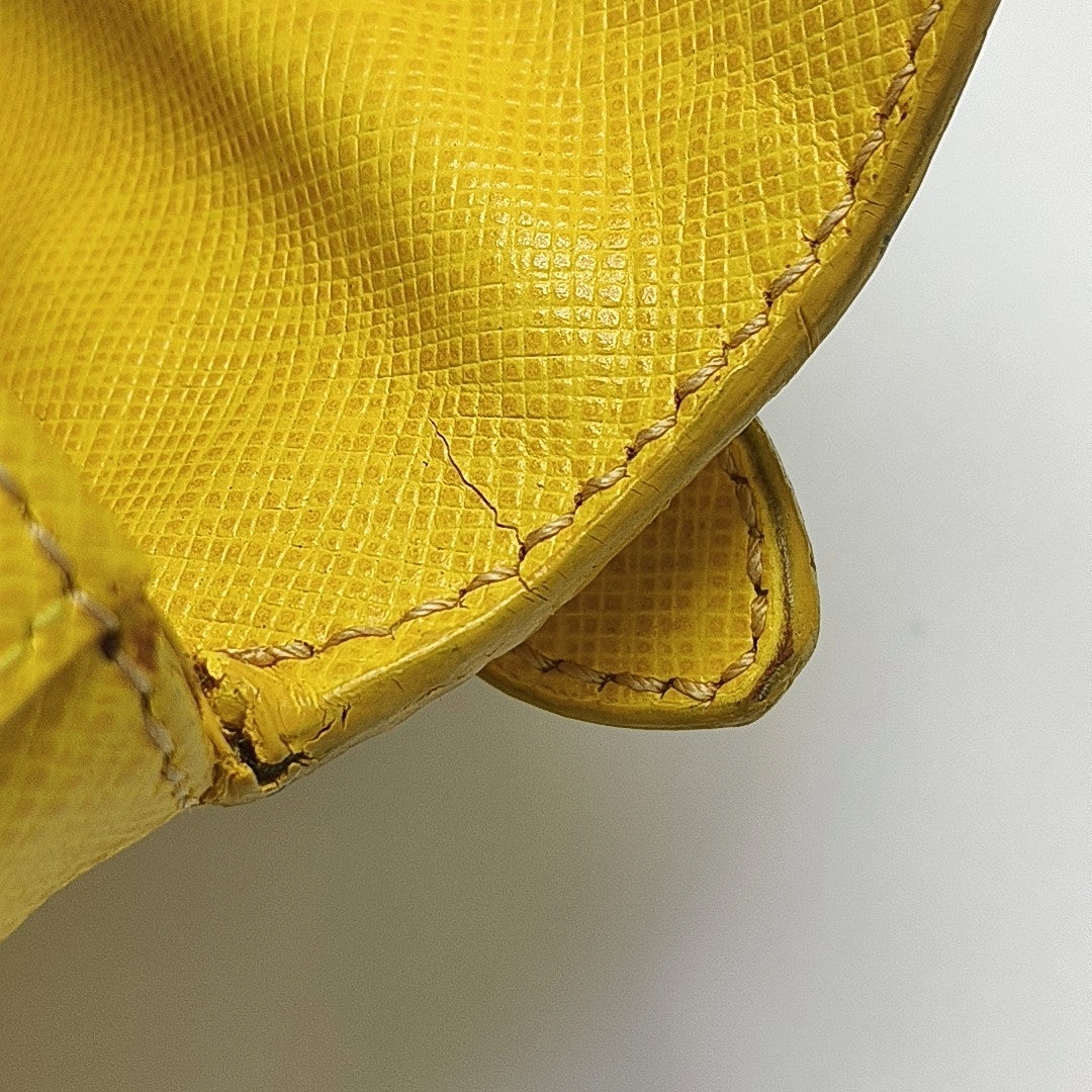 Authenticated pre-owned  Sound Bag Calfskin Yellow - Shoulder Bag at Looply