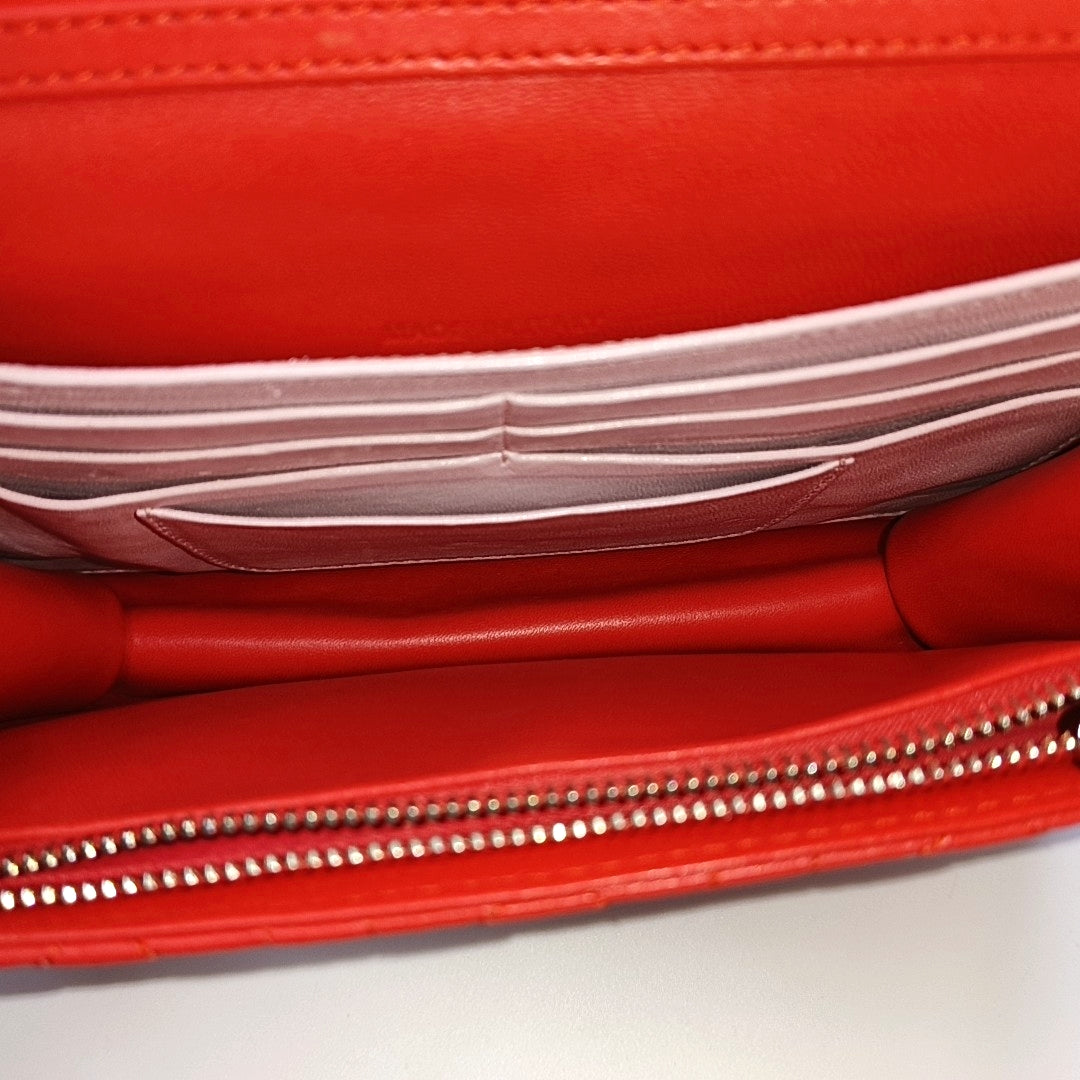 Rendez-Vous Cannage Lambskin Red