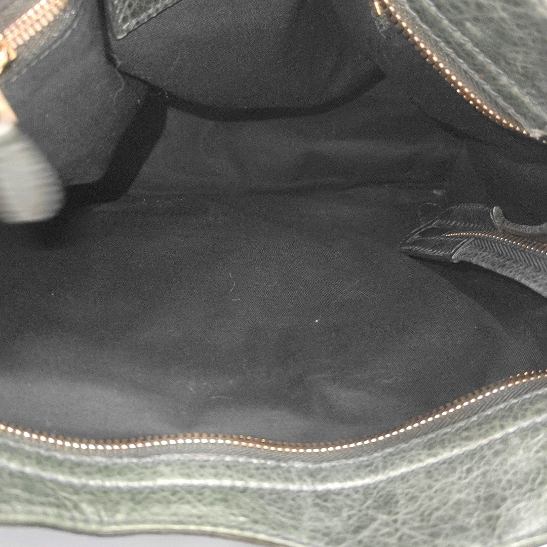 Classic City Medium Lambskin Green