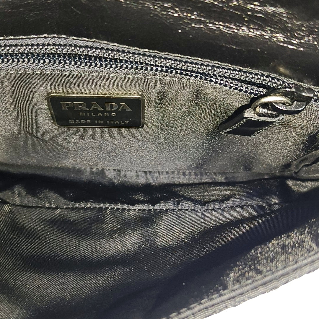 Canvas Shoulder Bag Black