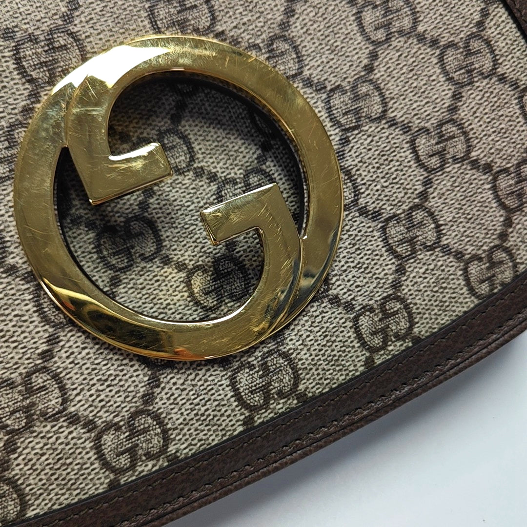 Authenticated pre-owned  Blondie Monogram Coated Canvas Beige - Belt Bag at Looply