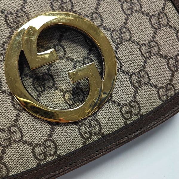Authenticated pre-owned  Blondie Monogram Coated Canvas Beige - Belt Bag at Looply