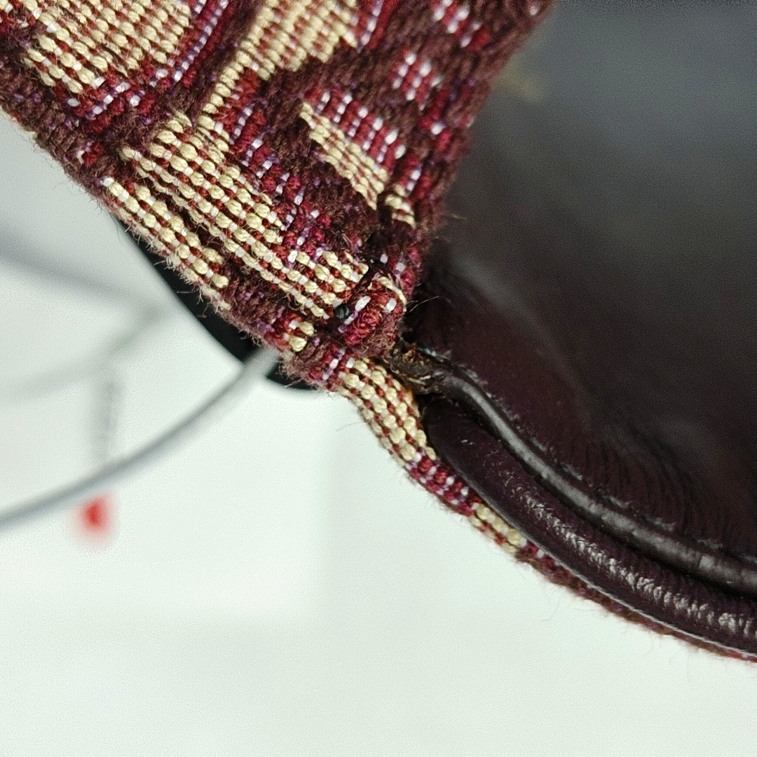 Authenticated pre-owned  Saddle Oblique Canvas Red - Belt Bag at Looply