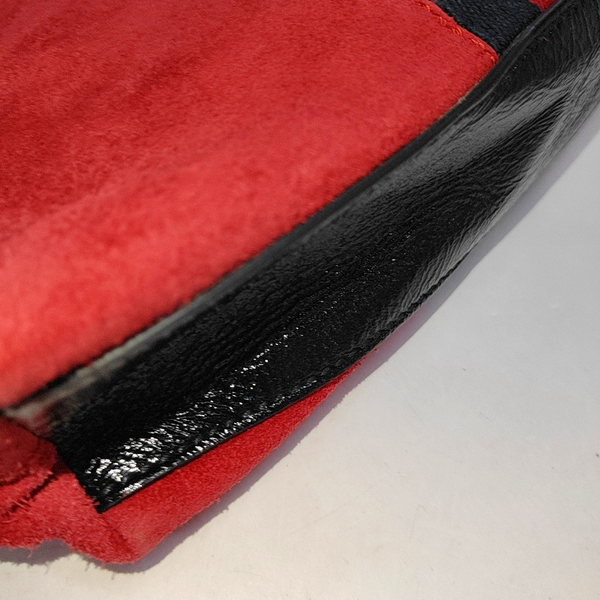 Authenticated pre-owned  Ophidia Small Suede Red - Handbags at Looply