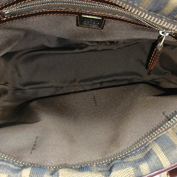 Canvas Top Handle Bag Brown