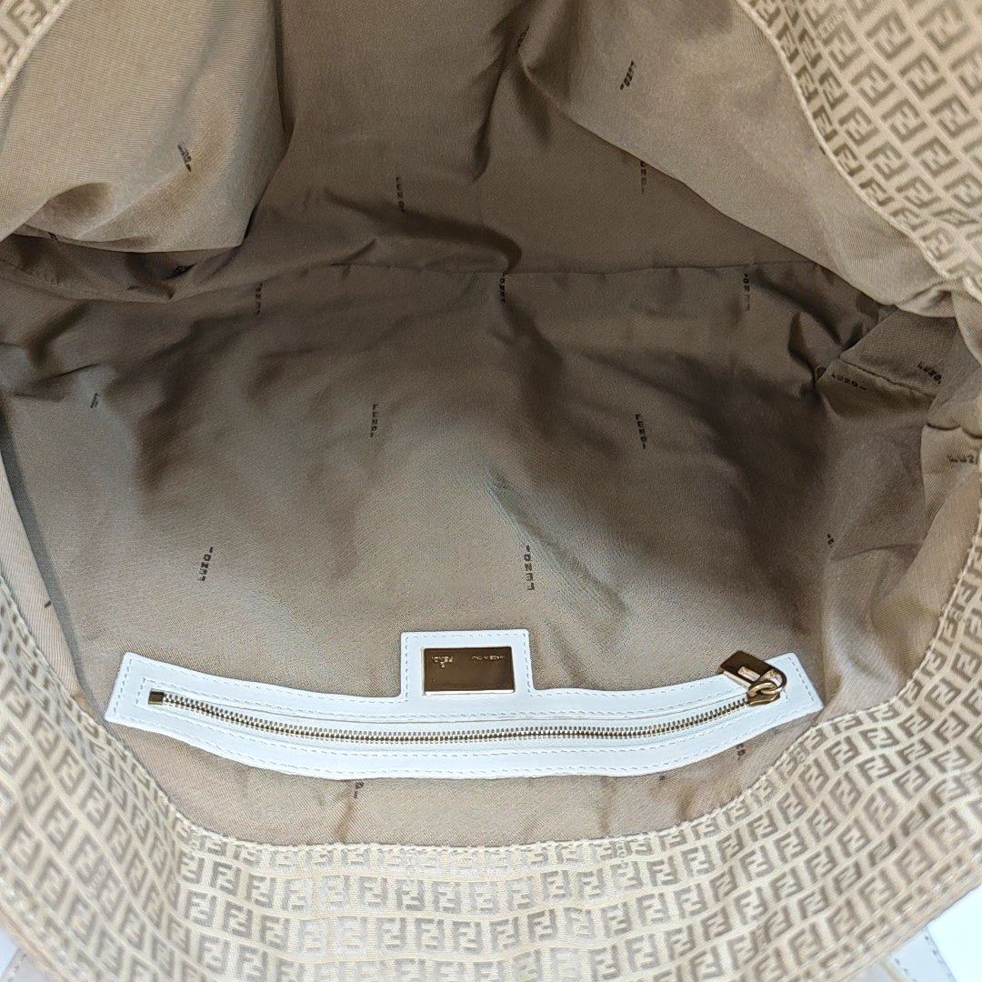 Canvas Shoulder Bag Beige