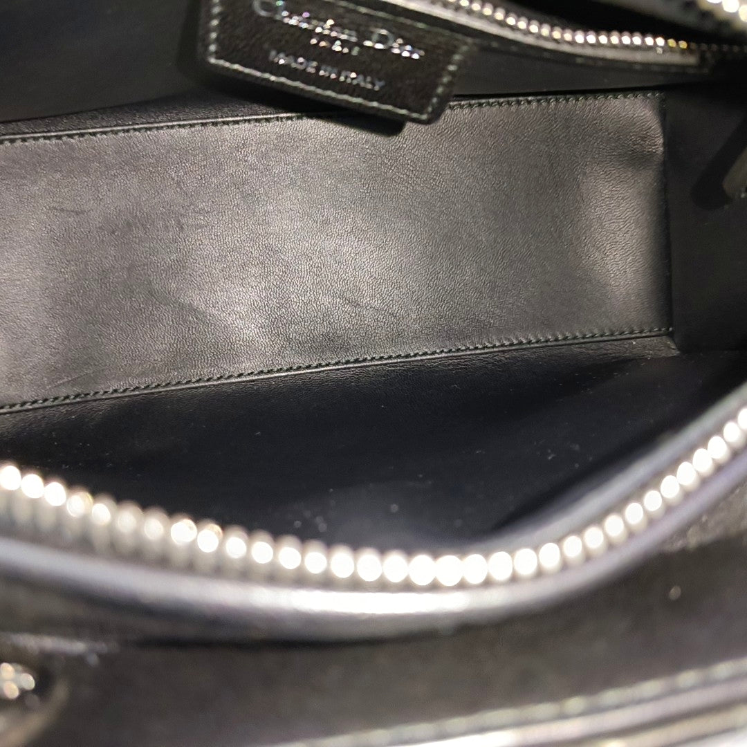 Lady Dior Medium Cannage Lambskin Black