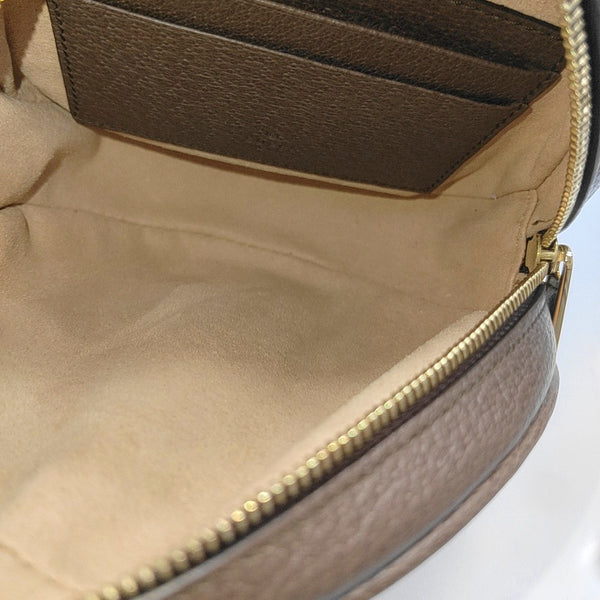 Authenticated pre-owned  Ophidia Small Monogram Coated Canvas Beige - Backpack at Looply