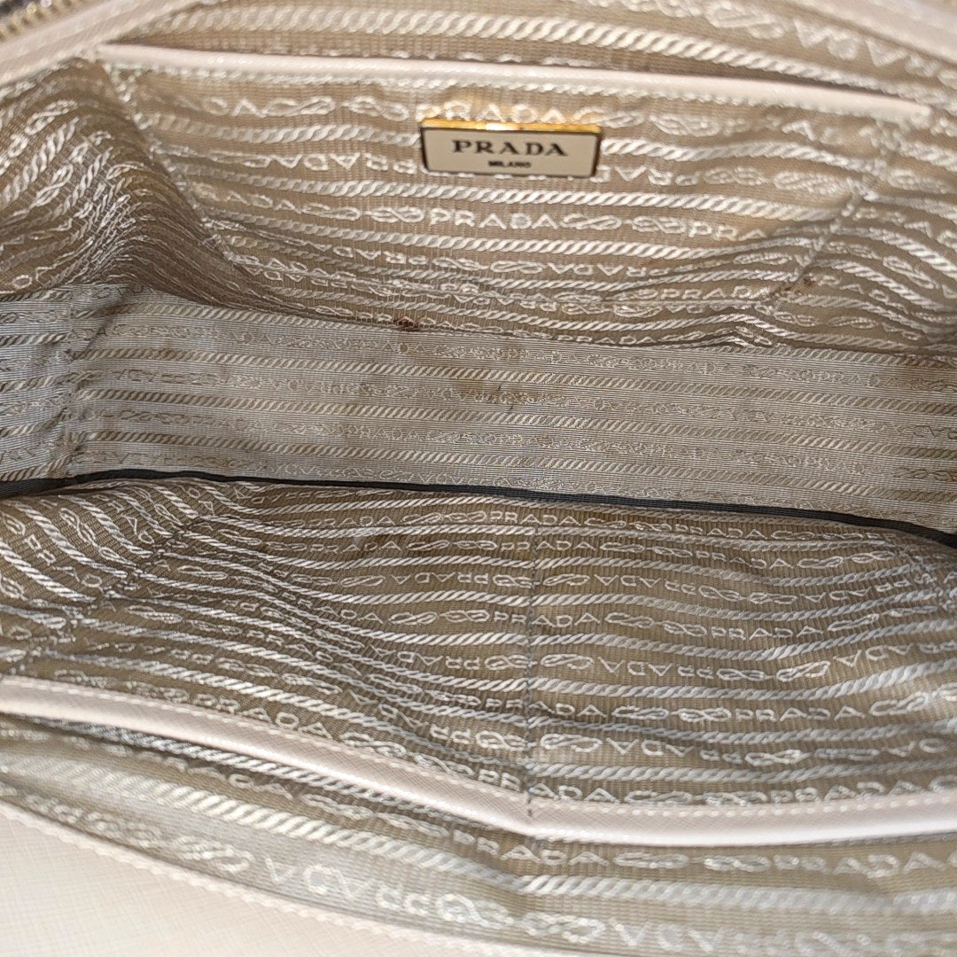 Galleria Extra Large Saffiano Calfskin Beige