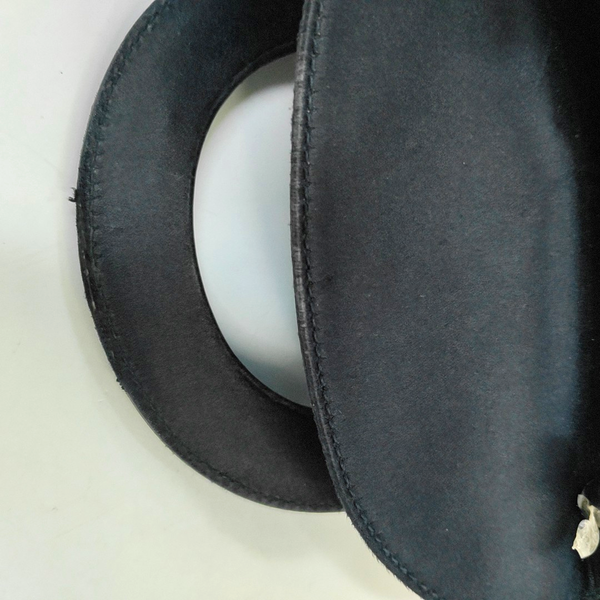 Authenticated pre-owned  Lady Dior Mini Silk Satin Blue - Crossbody Bag at Looply