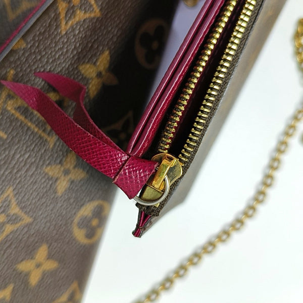 Authenticated pre-owned  Félicie Monogram Coated Canvas Brown - Shoulder Bag at Looply