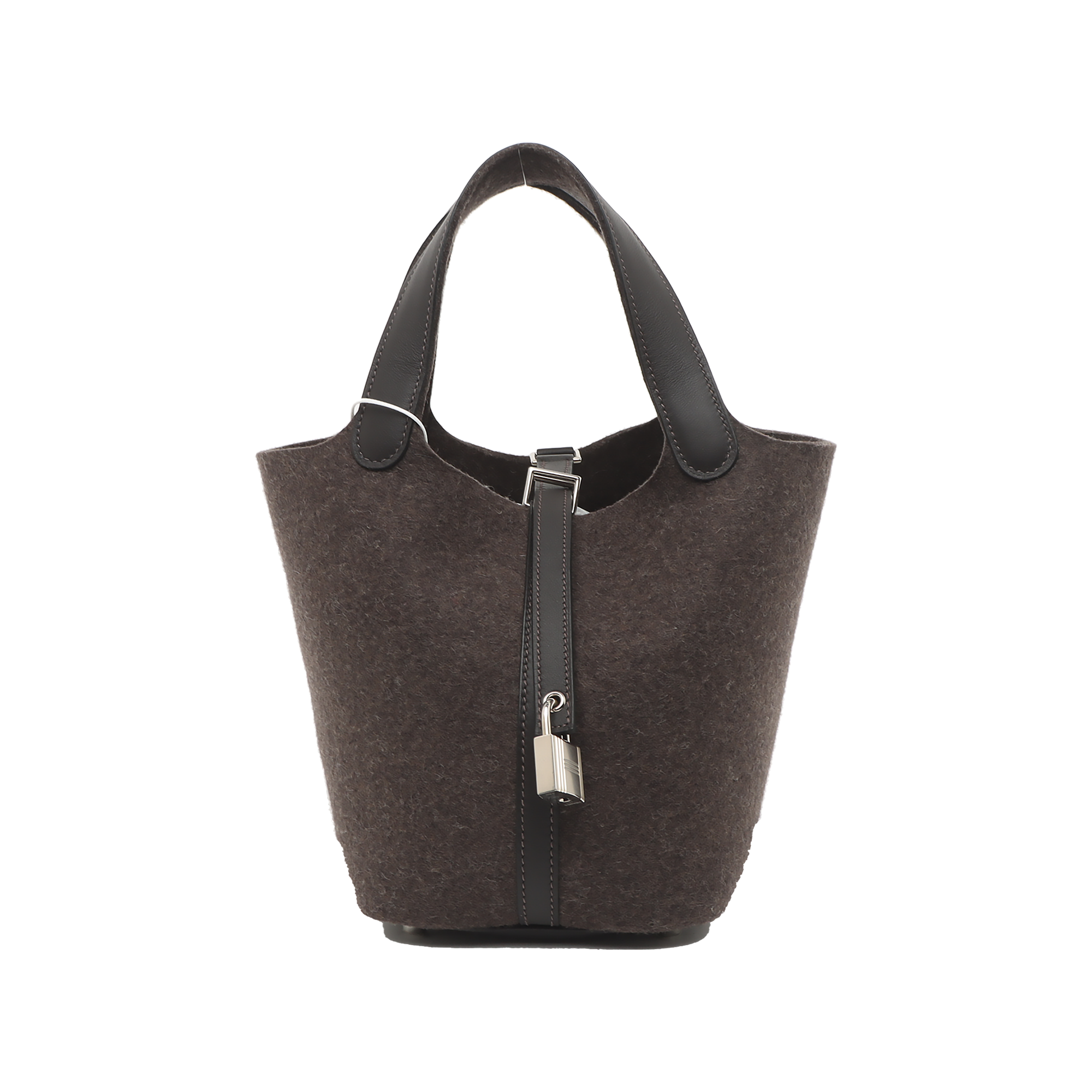 Authenticated pre-owned  Picotin Lock 18 Felt Gray - Handbags at Looply