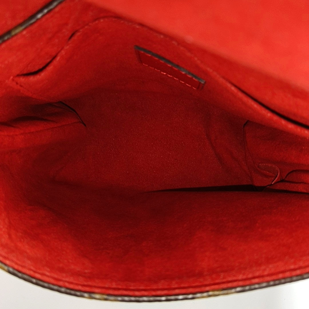 Authenticated pre-owned  Locky BB Monogram Coated Canvas Red - Shoulder Bag at Looply