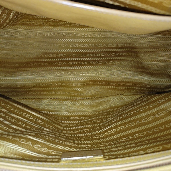 Galleria Large Saffiano Calfskin Yellow