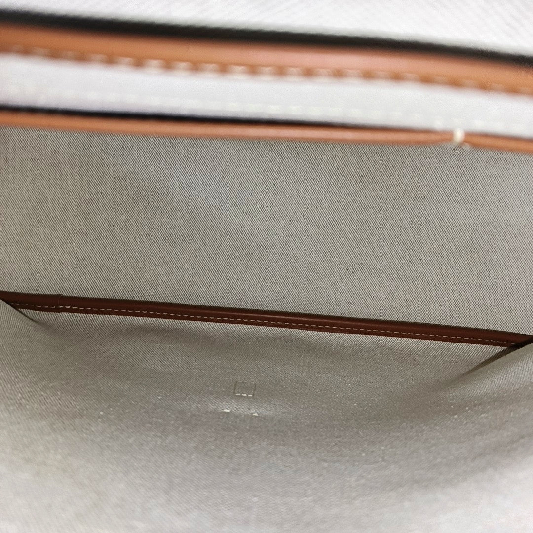 Capétien MM Coated Canvas Brown