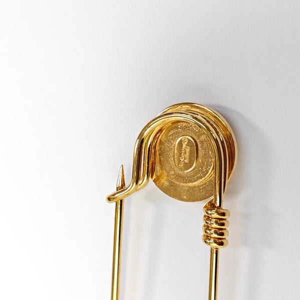 Authenticated pre-owned  Gold-tone Metal Brooch - Brooch at Looply