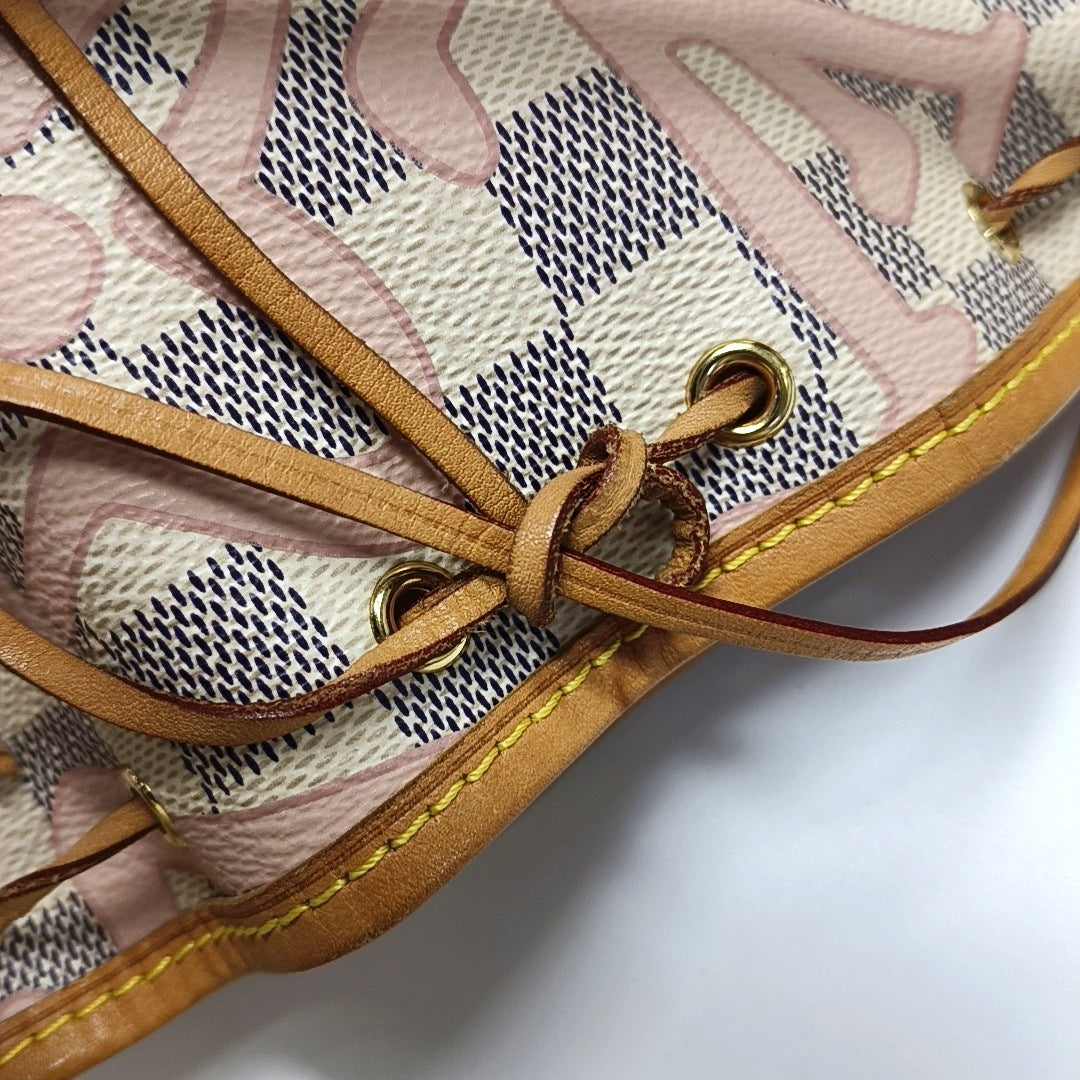 Authenticated pre-owned  Néonoé Nano Coated Canvas Beige - Crossbody Bag at Looply