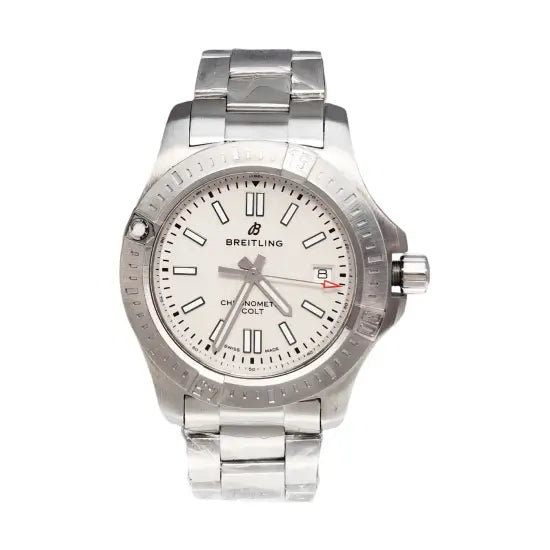 Reloj Automático Flagship de Acero Inoxidable Blanco de 26 mm