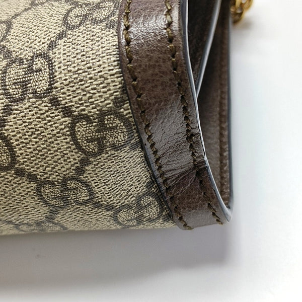 Authenticated pre-owned  Ophidia Small Monogram Coated Canvas Beige - Crossbody Bag at Looply